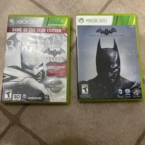 Batman Arkham Origins & Arkham‎ City Lot Tested & Working /Complete CIB